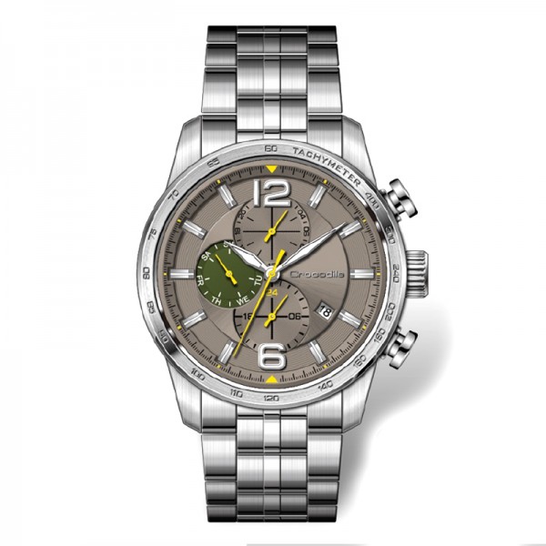 Crocodile CM-006A11E Silver